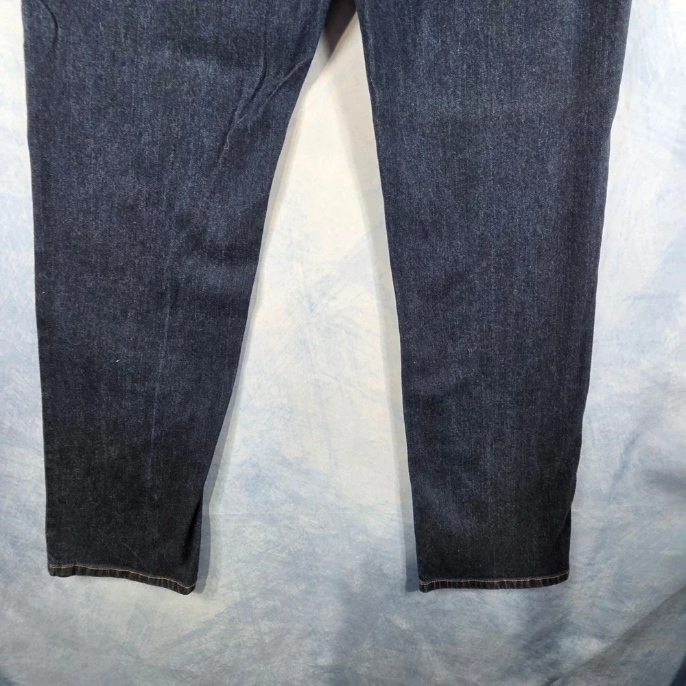 Tommy Bahama Authentic Mens 34x32 Dark Wash Straight Leg Stretch Denim Jeans